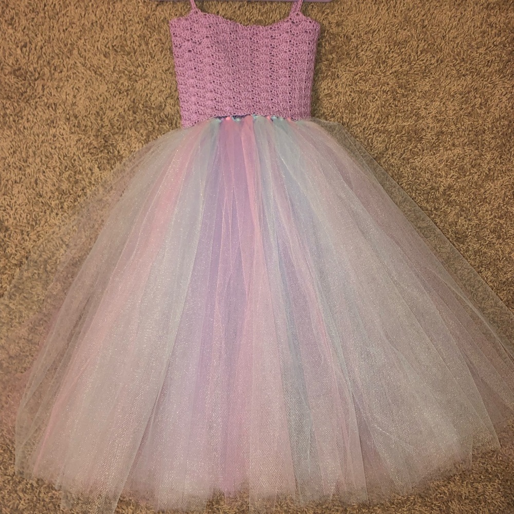 ****SOLD***** Handmade Crochet Tutu Dress 2t/3t